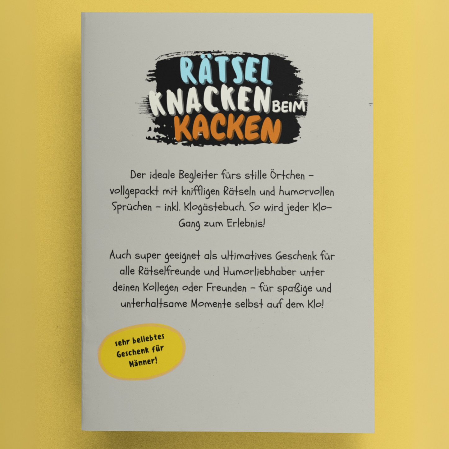 Rätsel knacken beim Kacken