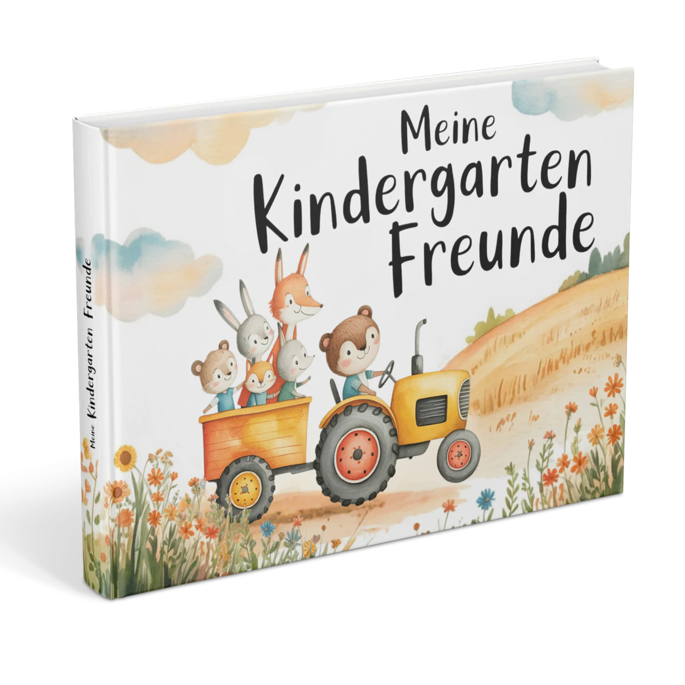 Freundebuch Meine Kindergartenfreunde mit Traktor-Motiven