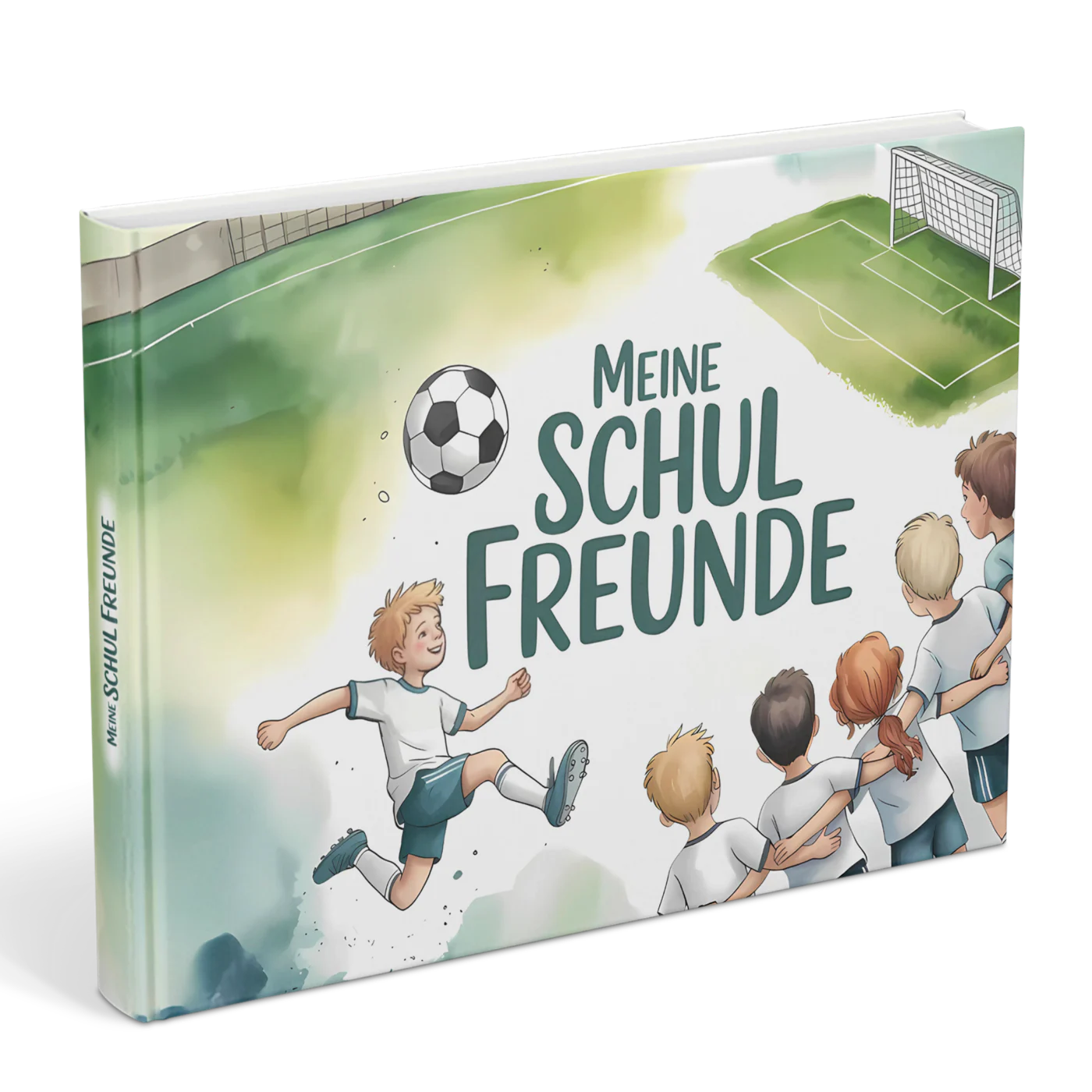 Freundebuch Meine Schulfreunde mit Fußball-Motiven